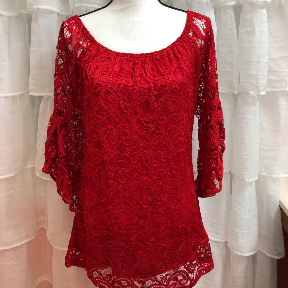 Red Lace Dress